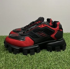 Size 9.5 UK (10.5 US) - Prada Cloudbust Thunder ' Black Red ' | GREAT CONDITION!
