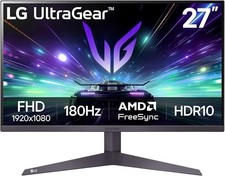 LG UltraGear 27GS50F 27" Gaming Monitor 180Hz 1ms HDR10 AMD FreeSync FHD