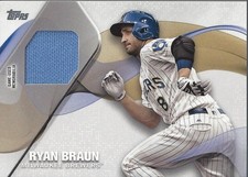 2017 Topps Major League Materials #MLMRB Ryan Braun Jersey - BB