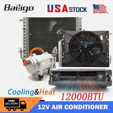 Underdash Heatcool 12v Air Conditioner Universal Electric Ac Unit For Car Van
