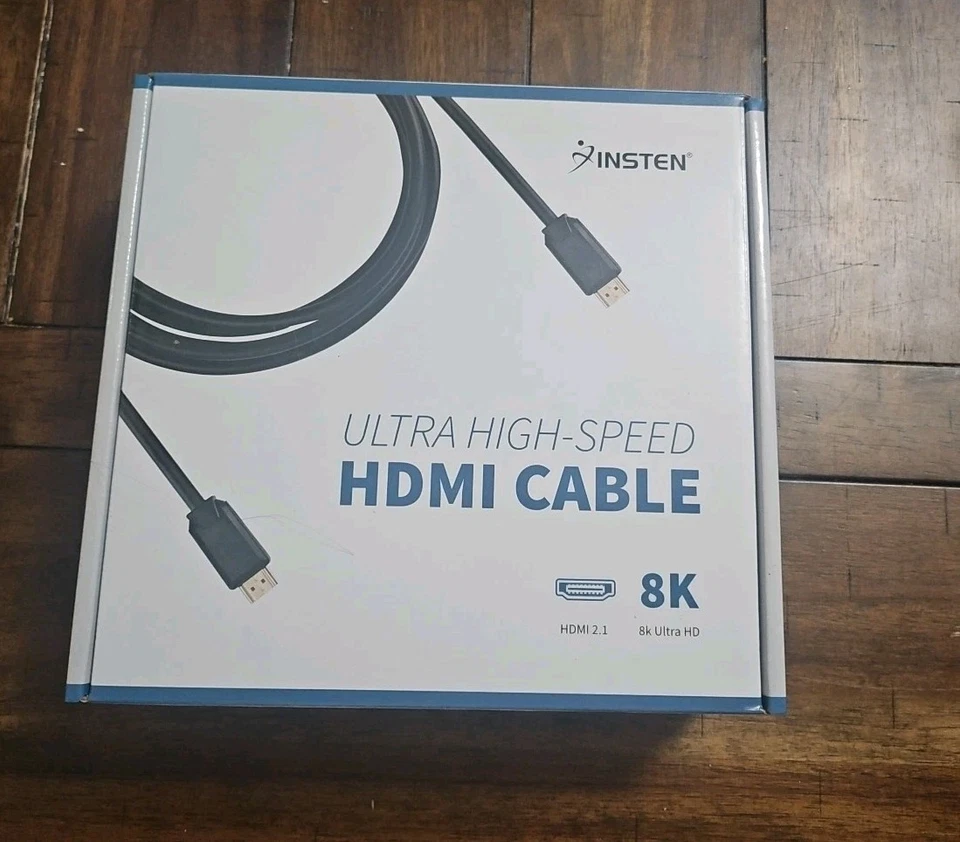 INSTEN Ultra High Speed 8K HDMI 2.1 Cable 15ft White New - Image 3 of 4