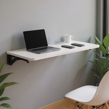 Folding Wall Mounted Shelf Unit Dining Table Drop Leaf Computer Laptop Desk