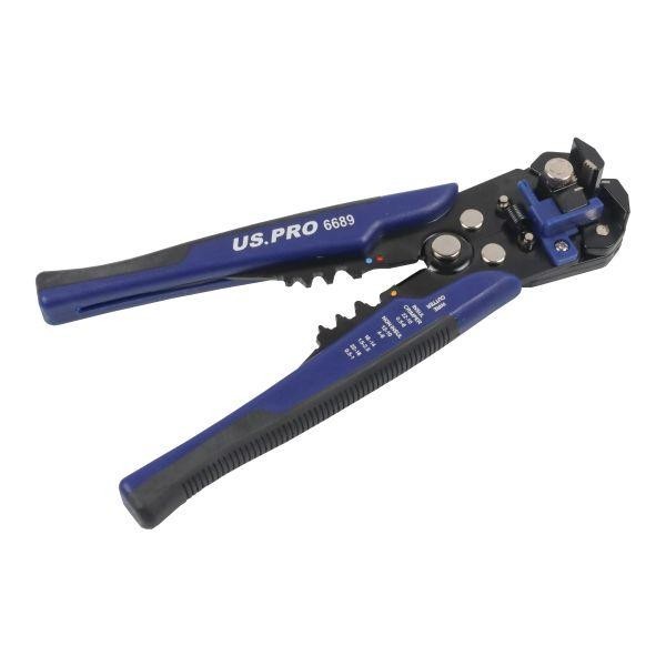 US PRO Auto Adjusting Wire Stripper Cutter Terminal Crimper Multi-Tool - Image 4