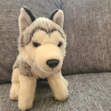 Animal Alley Siberian Husky 10" Soft Stuffed Dog Plush Toys-R-Us Discontinued