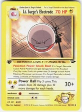 Lt. Surge's Electrode 52/132 Gym Challenge Pokemon 1st Edition NM 01-03-47 on eBay