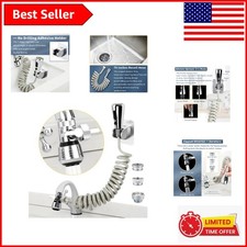 Dual-Function Faucet Sprayer with 3-Way Diverter 79 Recoil Hose Attachment