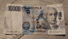3.9.1984 BANCA D  ITALIA 10000 LIRE ITALY **Fazio & Amici** Circulated
