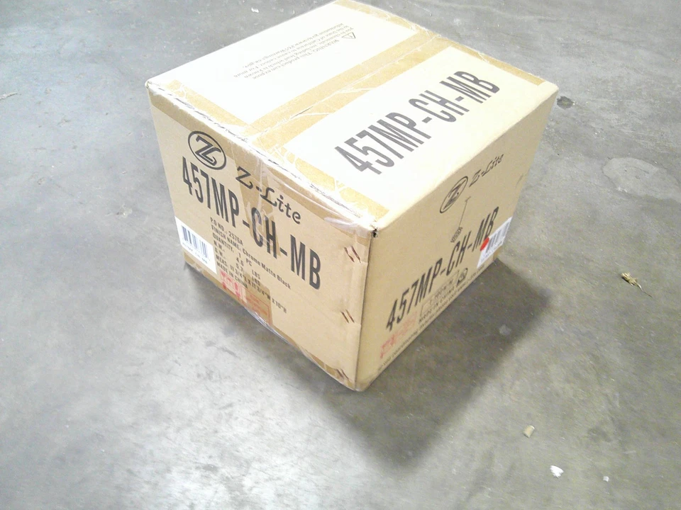 Luz de techo colgante Z-Lite Euclid 12 pulgadas cromada y negra mate 457MP-CH-MB Foto 3 de 3