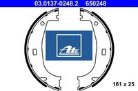 ATE 03.0137-0248.2 Bremsbackensatz FüR Feststellbremse Bremsbackensatz FüR BMW
