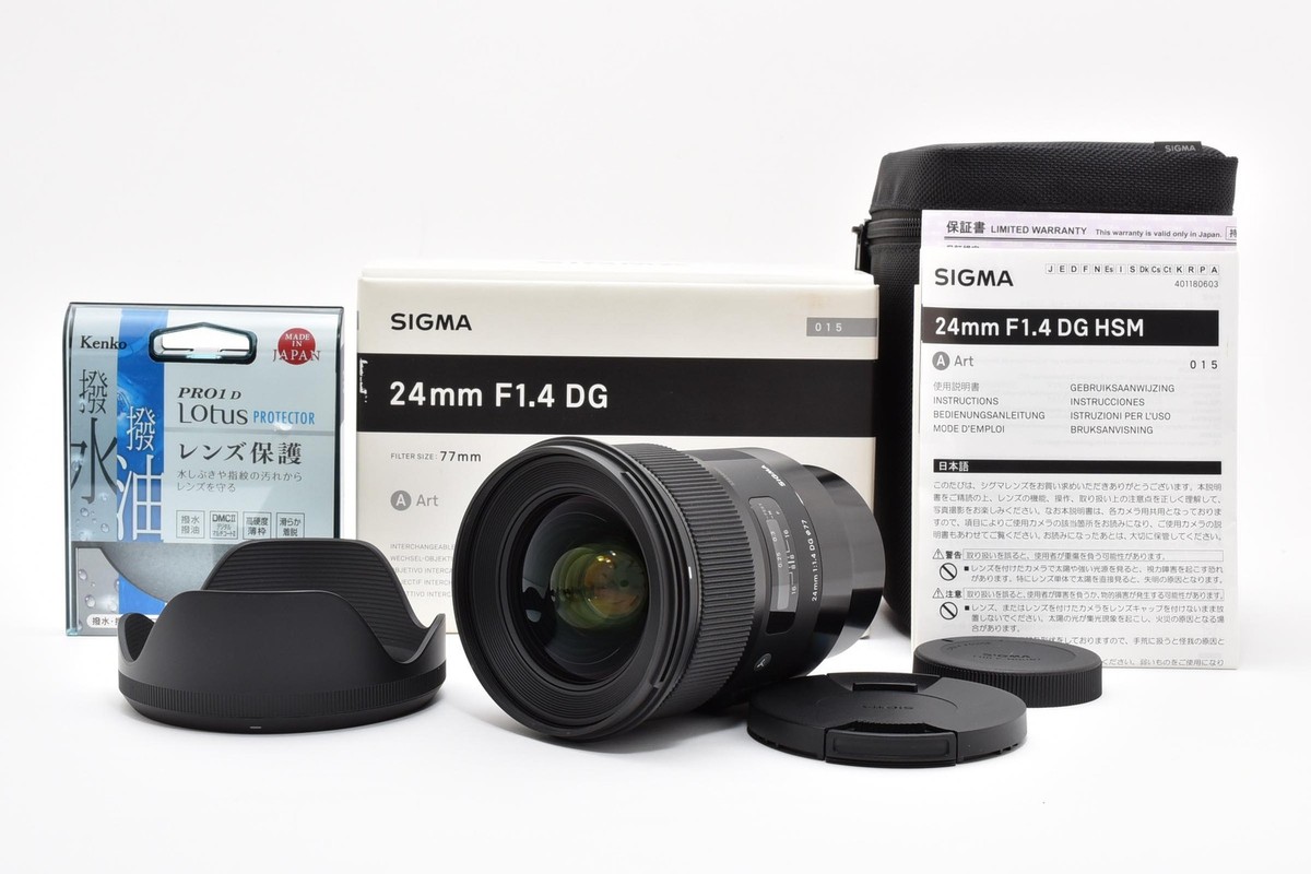 Top MINT] Sigma 24mm f/1.4 DG HSM Art Lens for Sony E-Mount From