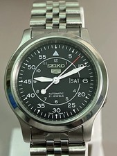 Seiko 5 Vintage Automatic Men's 7S26 Millitary-Black Dial Japan Made Watch
