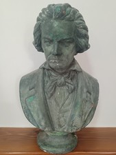 Scultura in Gesso patinato ( Beethoven) epoca XIX/XX Secolo