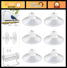 Heavy-Duty Shower Caddy Suction Cups - 6 PCS Clear PVC Connectors for Bathroom