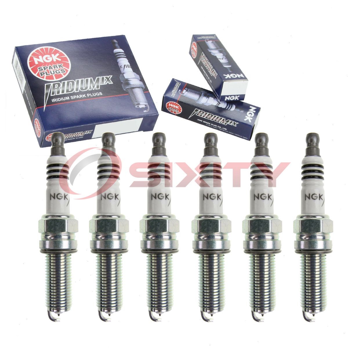 6 pc NGK Iridium IX Spark Plugs for 2014-2020 Ram ProMaster 3500 3.6L V6 rh