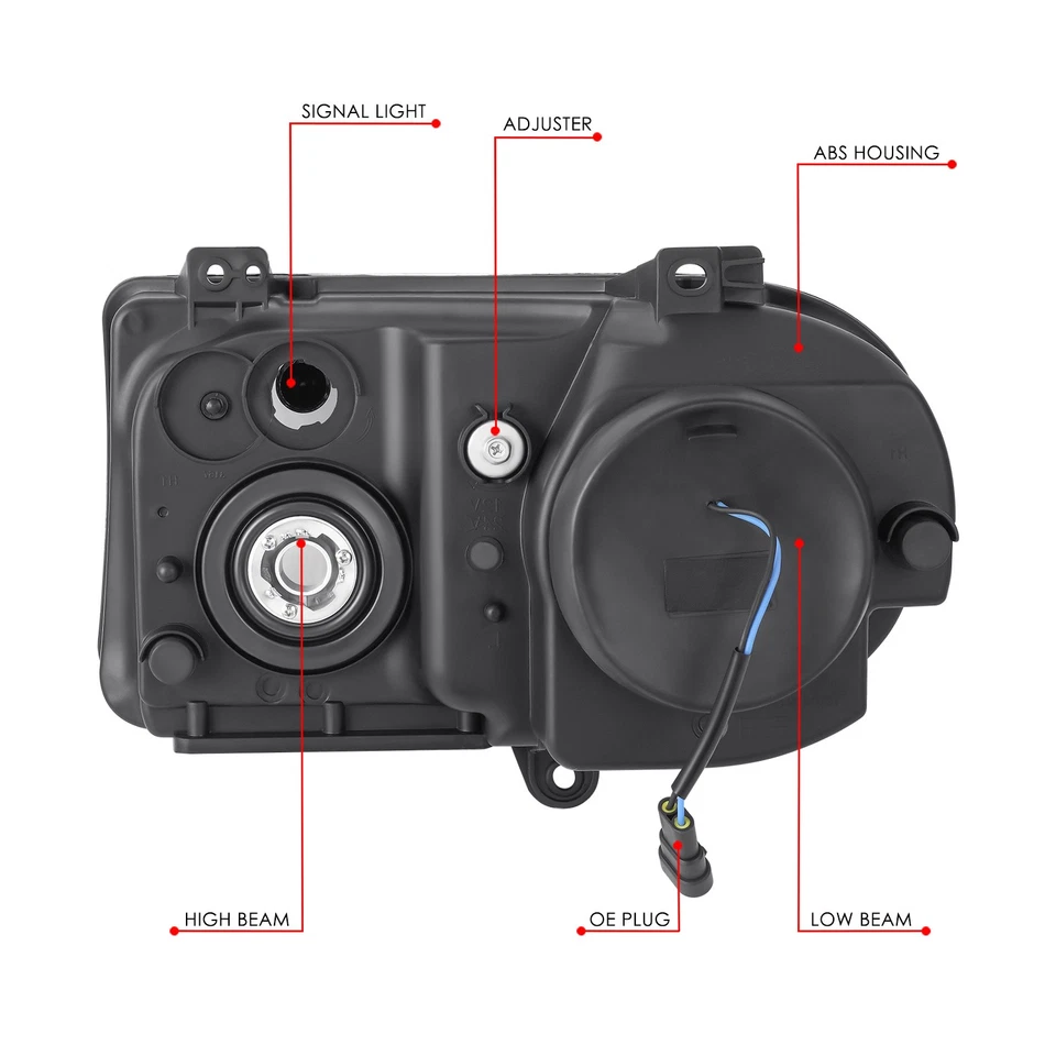Lâmpada para farol projetor lateral direito Chrysler 300 Dodge Charger Magnum 05-10 - Imagem 4 de 4