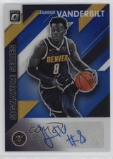 2019 Donruss Optic Signature Series Blue Prizm 5/25 Jarred Vanderbilt Auto s1i