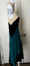 🖤BAR III KNIT COLORBLOCK DRESS • SZ S • SLEEVELESS • MODERN TURTLENECK STYLE