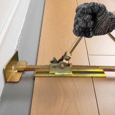 Bodenverlegeklemme Grundplatte Ratschenklemme Goldfarben