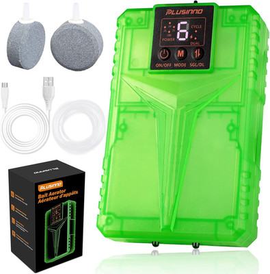 Rechargeable Aerator for Bait Bucket with 3000Mah Battery, Bait Aerator with XXL