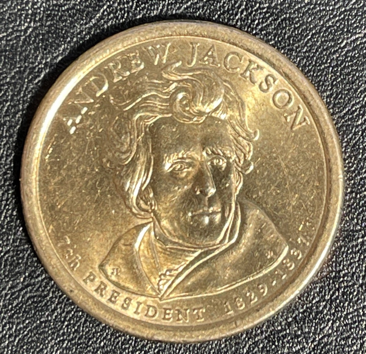 2008 ( D)- Andrew Jackson - Golden Hue - ONE DOLLAR COIN - | eBay