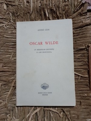 OSCAR WILDE André Gide Hrsg. Mario Luca Giusti 1979