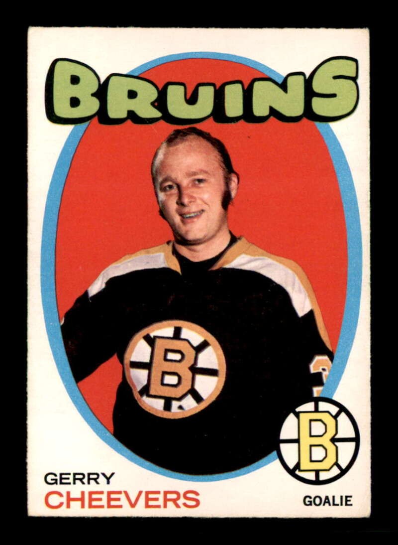 1971 O-Pee-Chee #54 Gerry Cheevers   VGEX X3548102