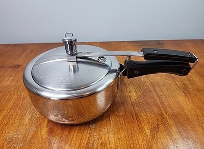 Hawkins 3L Pressure Cooker Stainless Steel Induction Vintage NO Steam Rack*