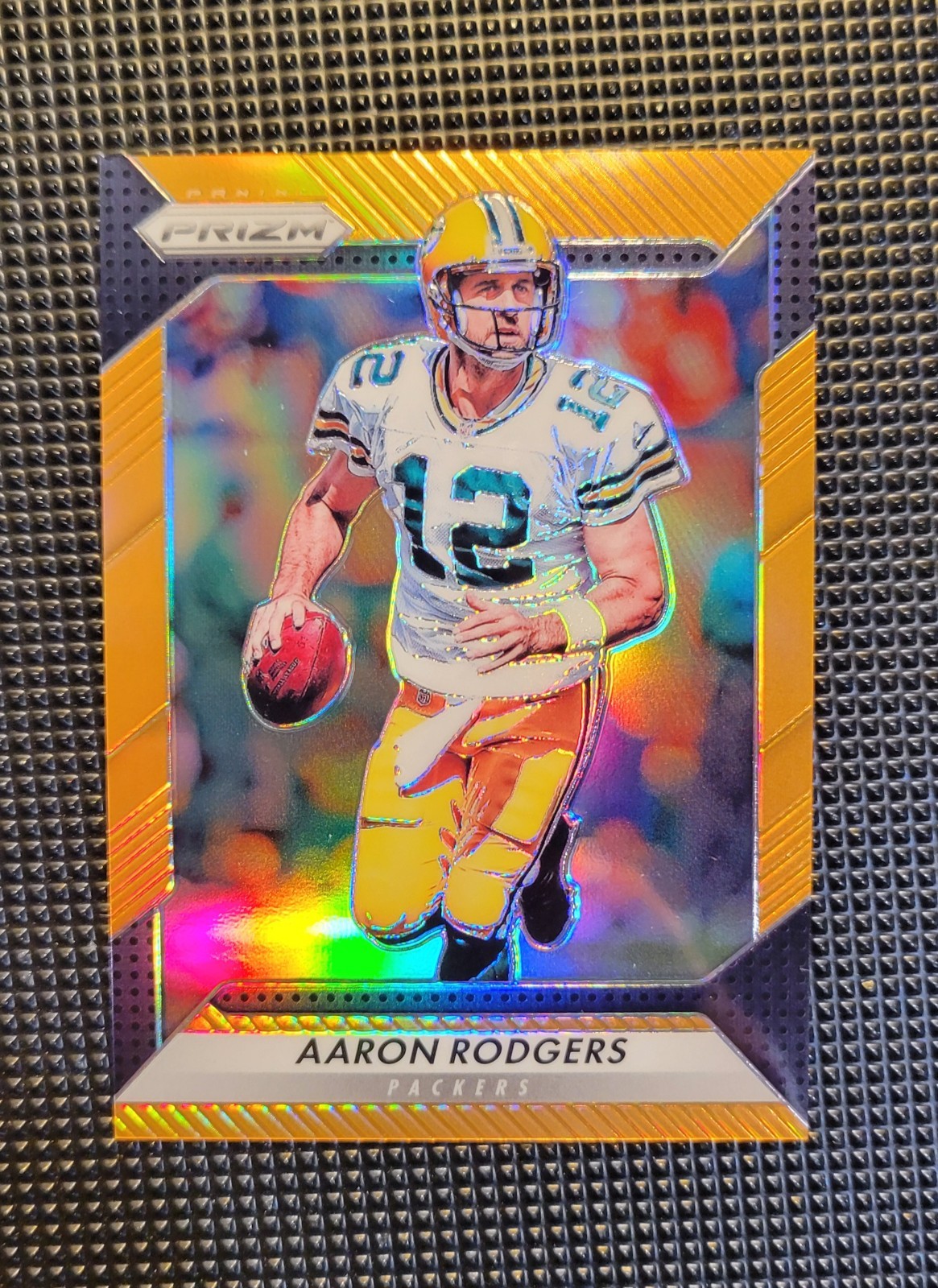 2016 Panini Prizm Aaron Rodgers #89 Orange Prizm /299