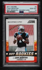 2011 Score Hot Rookies Scorecard Cam Newton #6 PSA 10 GEM MT 0a9