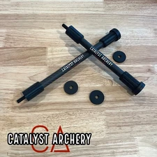 Hunting Stabilizer Set by Catalyst Archery 12”/10” Set. Includes 4 Oz of Weight.