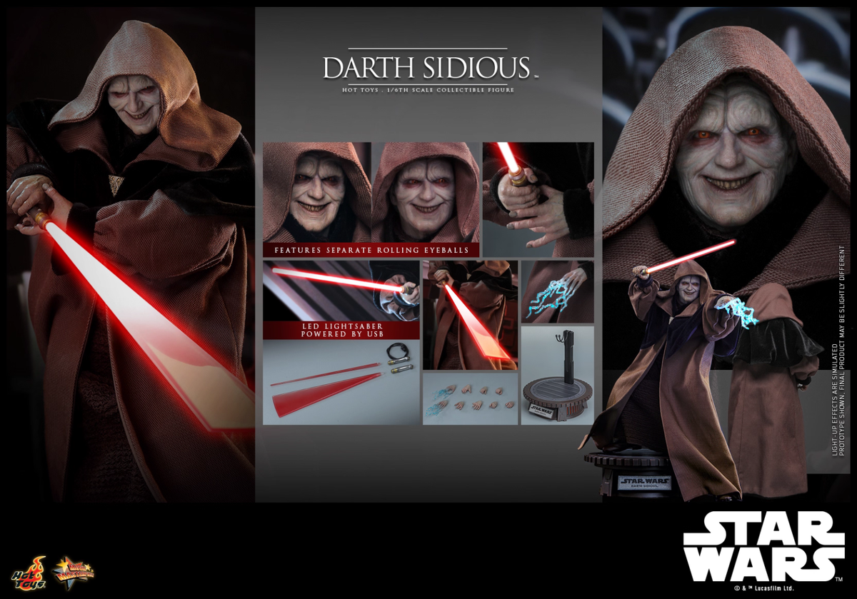 New Hot Toys MMS745 Star Wars III Revenge of the Sith Darth