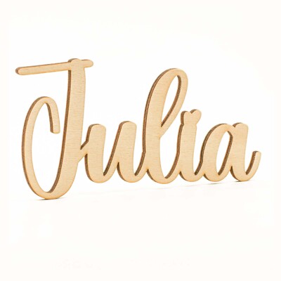 Schriftzug Personalisiert Holz Name Wand Deko Kinderzimmer Türschild Basteln S1