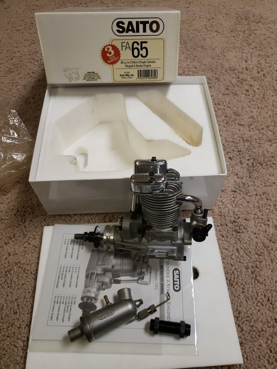 Saito Engine - Saito FA-65 - FA 65 Ringed four stroke - H23