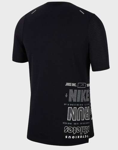 Camiseta deportiva Nike Rise 365 Wild para hombre tejida gimnasio NIKE RUN gráfica Dri-FIT - Imagen 7 de 20