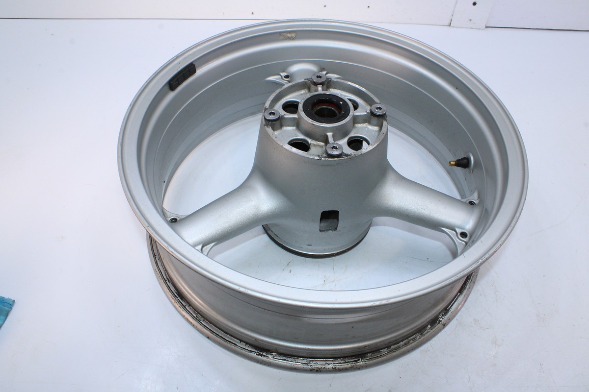 2002 Kawasaki Ninja Zx6r Zx600j Rear Wheel Rim silver 41073-1659
