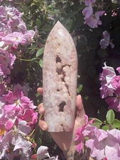 Natural Pink Amethyst DRUZY free form