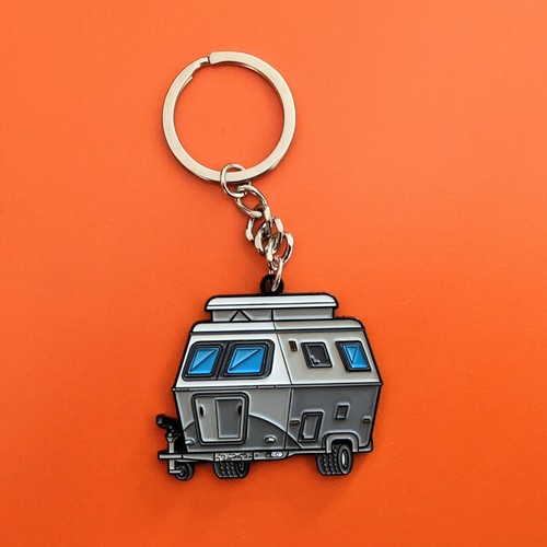 Cute Eriba Hymermobil Puck, Pan, Familia Keychain Metal & Enamel & PVC - Photo 14/26