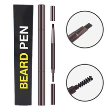 Waterproof Beard Pen Filler for Men Barber Styling Grooming Pencil with Brush