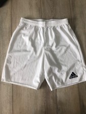 Adidas Climalite Soccer Shorts Standard Fit Youth size L White EUC
