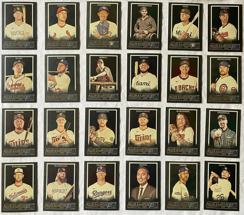 2020 Topps Allen & Ginter Black X and Mini Black X Complete Your Set You U Pick - Image 3 of 3