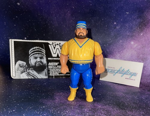 WWF Akeem Series 1 HASBRO Wrestling Figure 1990 W/...
