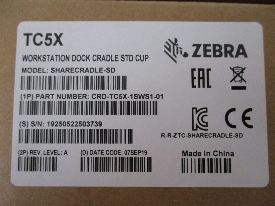 Zebra mobile device dock station CRD-TC5X-1SWS1-01 für TC51, TC52, TC56, TC57- - Bild 2 von 4