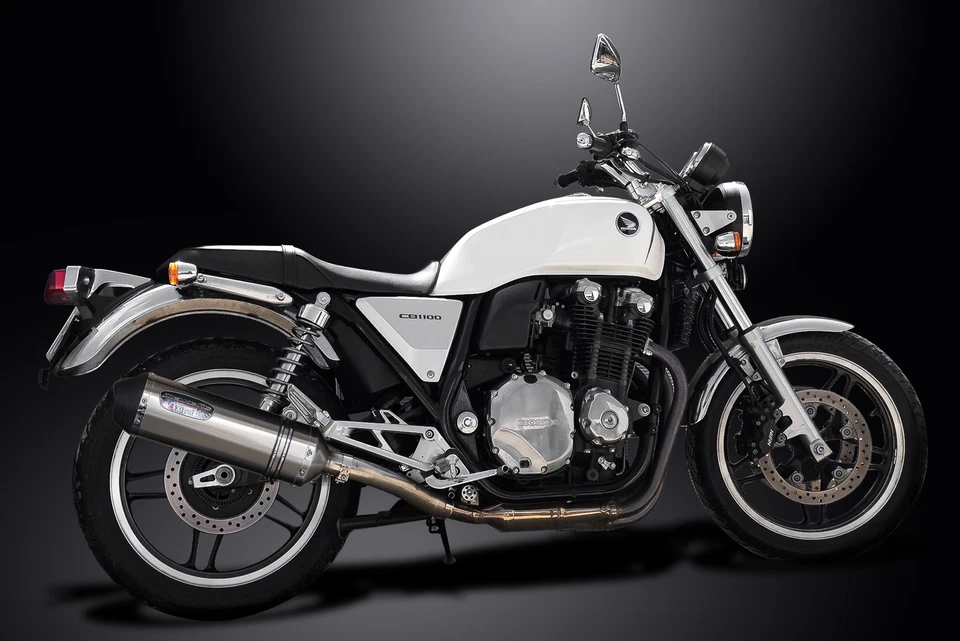 本田 CB1100A 2013-2014 Delkevic Slip On 13.5 英寸 X-Oval 不锈钢排气消声器  — 第 2/4 张图片