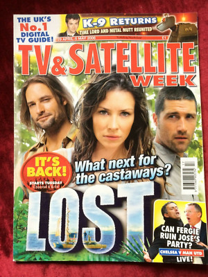 TV & SATELLITE WEEK 29/04/2006 LOST Matthew Fox  John Hannah Elisabeth Sladen UK