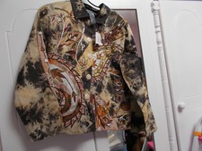 I.....indigo Moon Beautifull Jacket Mix Green Shade Size S Unused Tag