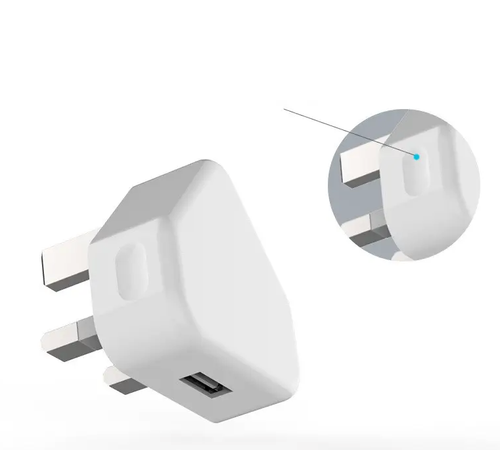 UK USB Wall Charger 3 Pin Plug Mains Adapter For Phones Controllers Tablets - Zdjęcie 2 z 5