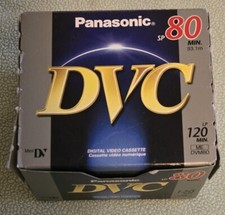 NEW PANASONIC DMV80 LOT OF 5 MINI DV 80 MIN TAPES FACTORY SEALED