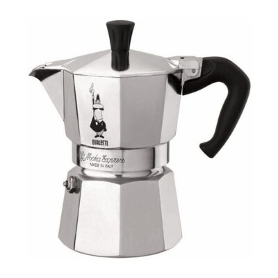 Bialetti Moka Express Kaffeemaschine 13 x 0001161 Silber