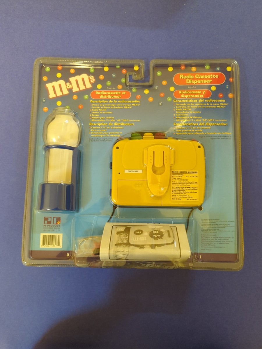 ラジオ(m&m's) M&m's BLUE Animated AM/FM Radio W/built in Speaker Talking