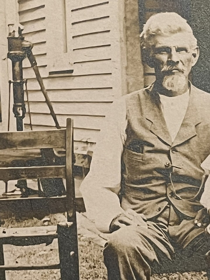 RPPC Johnson Family to John Gentry Stilesville Indiana Real Photo